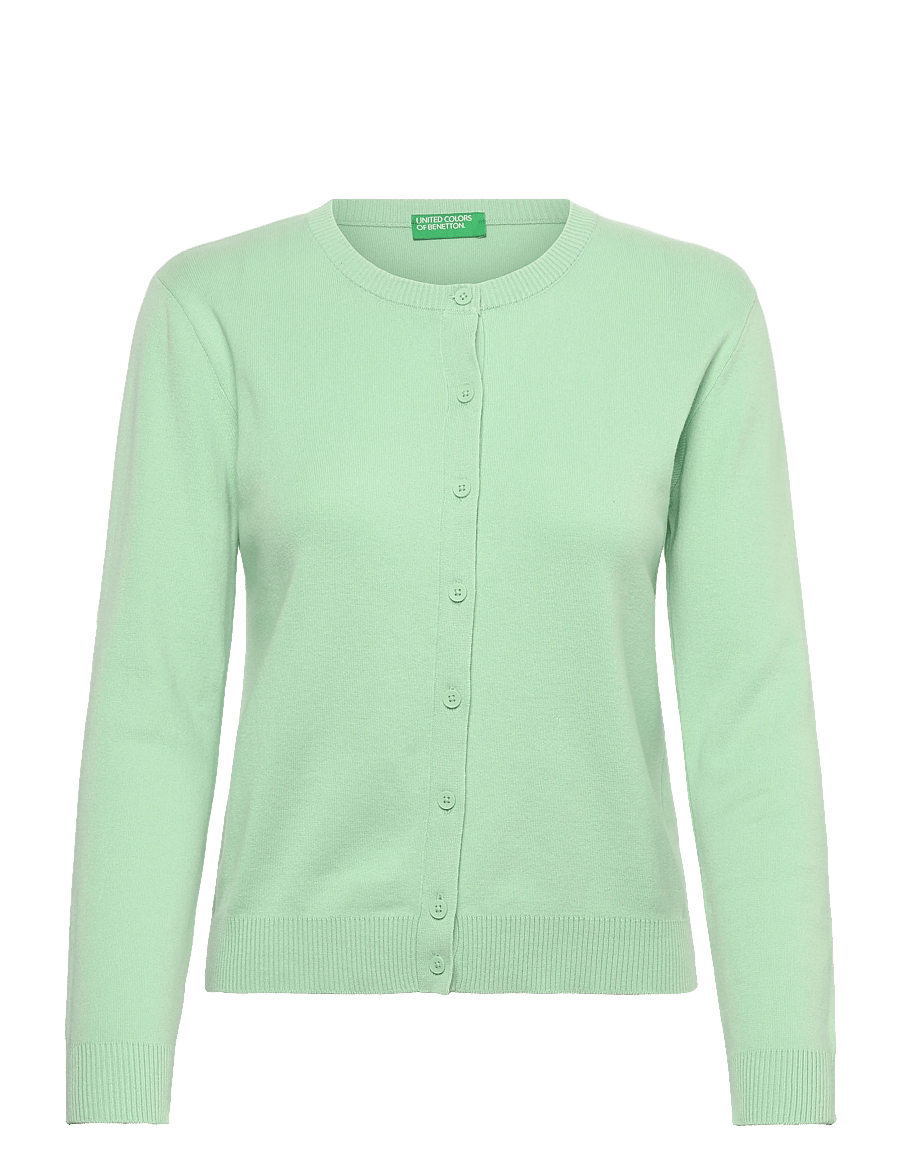 United Colors of Benetton - L/S SWEATER - cardigans - green - 1