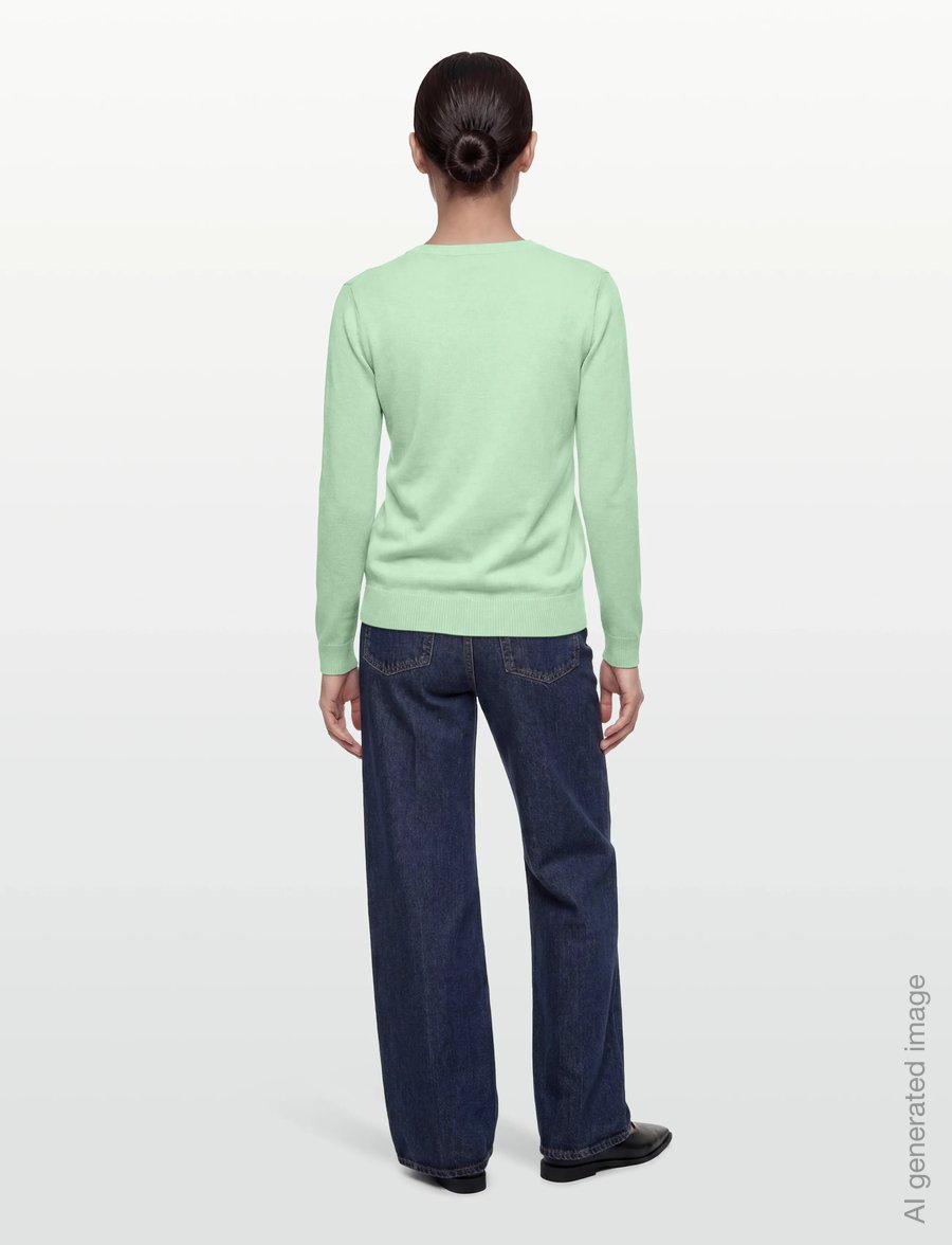 United Colors of Benetton - L/S SWEATER - cardigans - green - 4