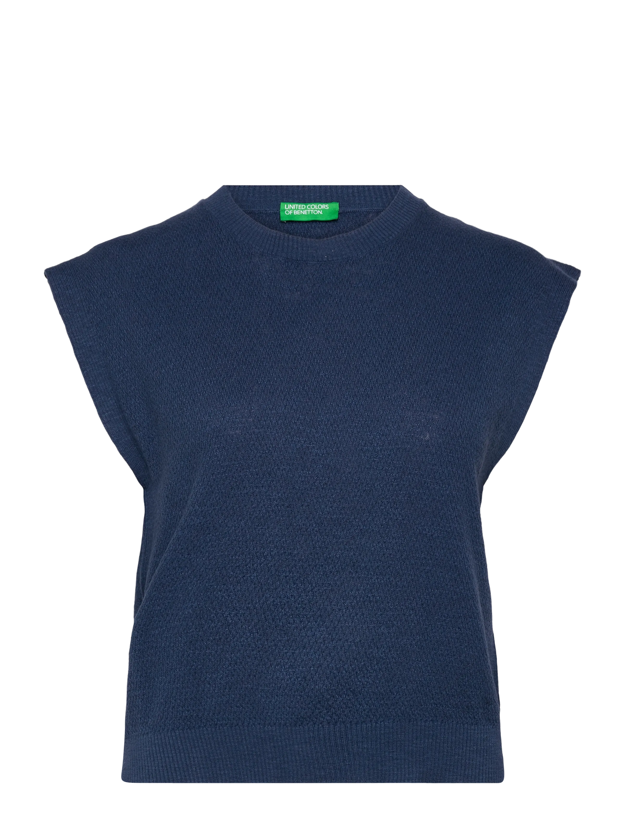 United Colors of Benetton SLEEVELESS SWEATER - Vestid - BLUE / navy