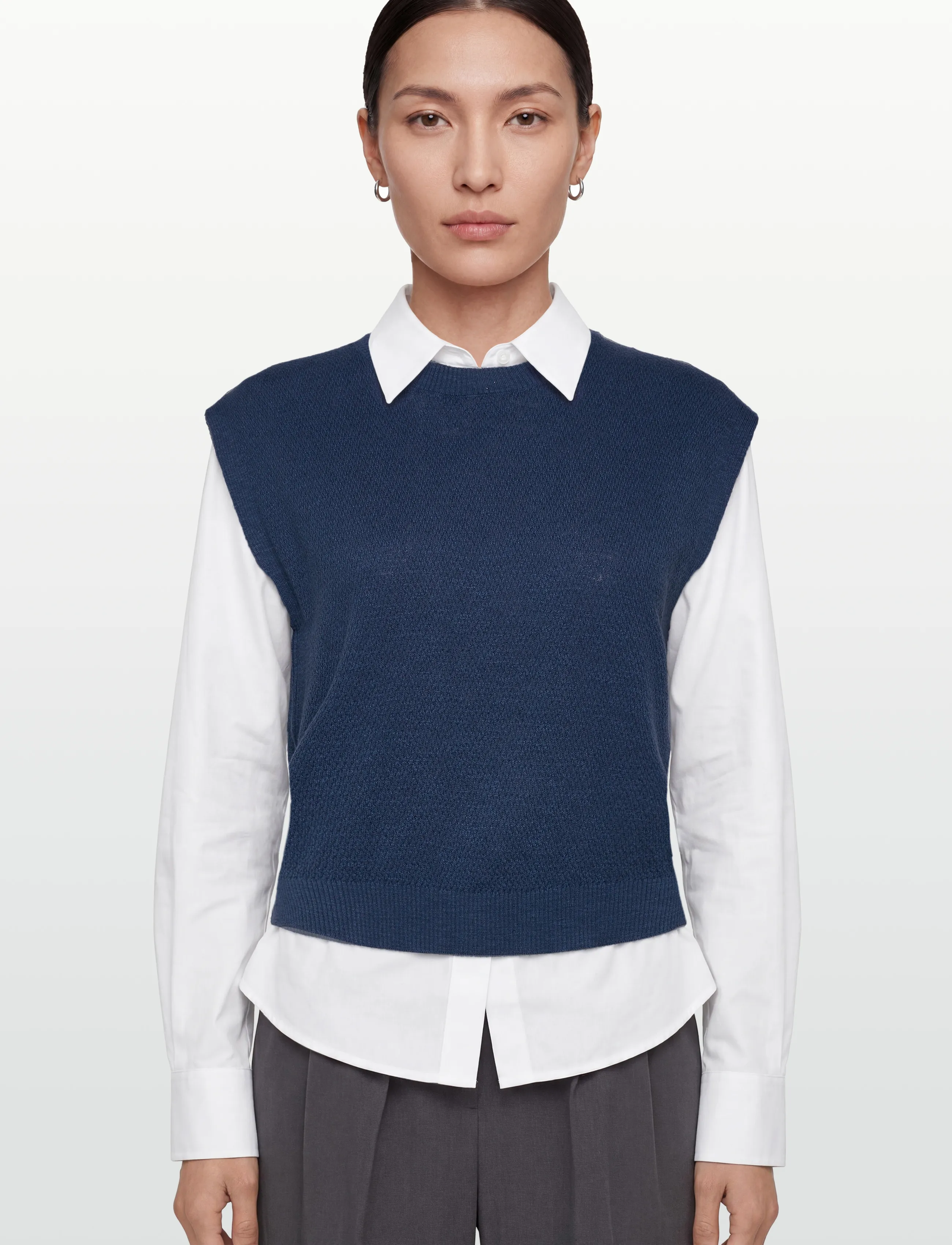 United Colors of Benetton - SLEEVELESS SWEATER - vestes tricot - blue - 3