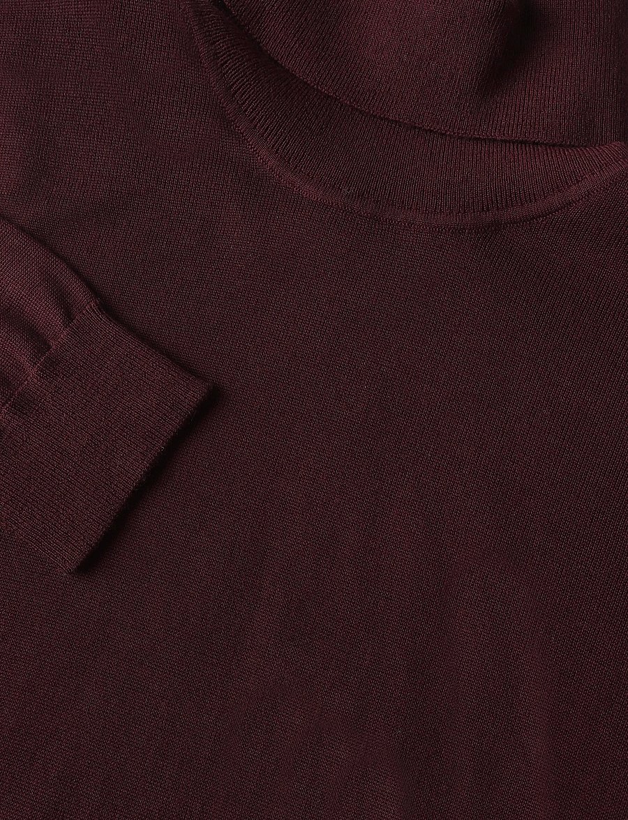United Colors of Benetton - TURTLE NECK SW. L/S - rollkragenpullover - violet - 2