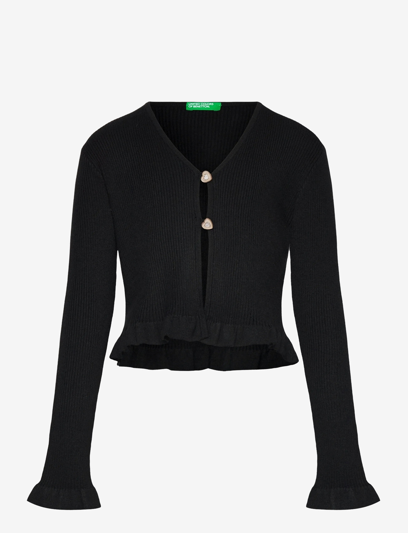 United Colors of Benetton - L/S CARDIGAN - koftor - black - 0