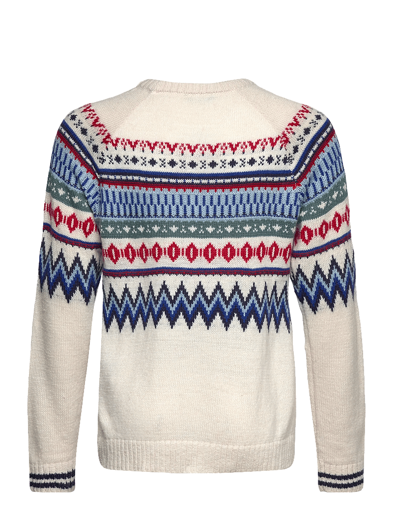 United Colors of Benetton - SWEATER L/S - stickade tröjor - white - 1