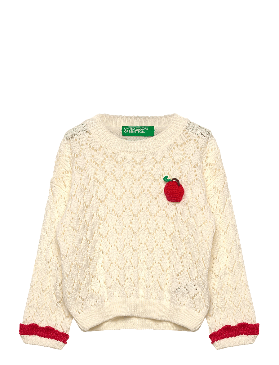 United Colors of Benetton - SWEATER L/S - pullover - white - 0