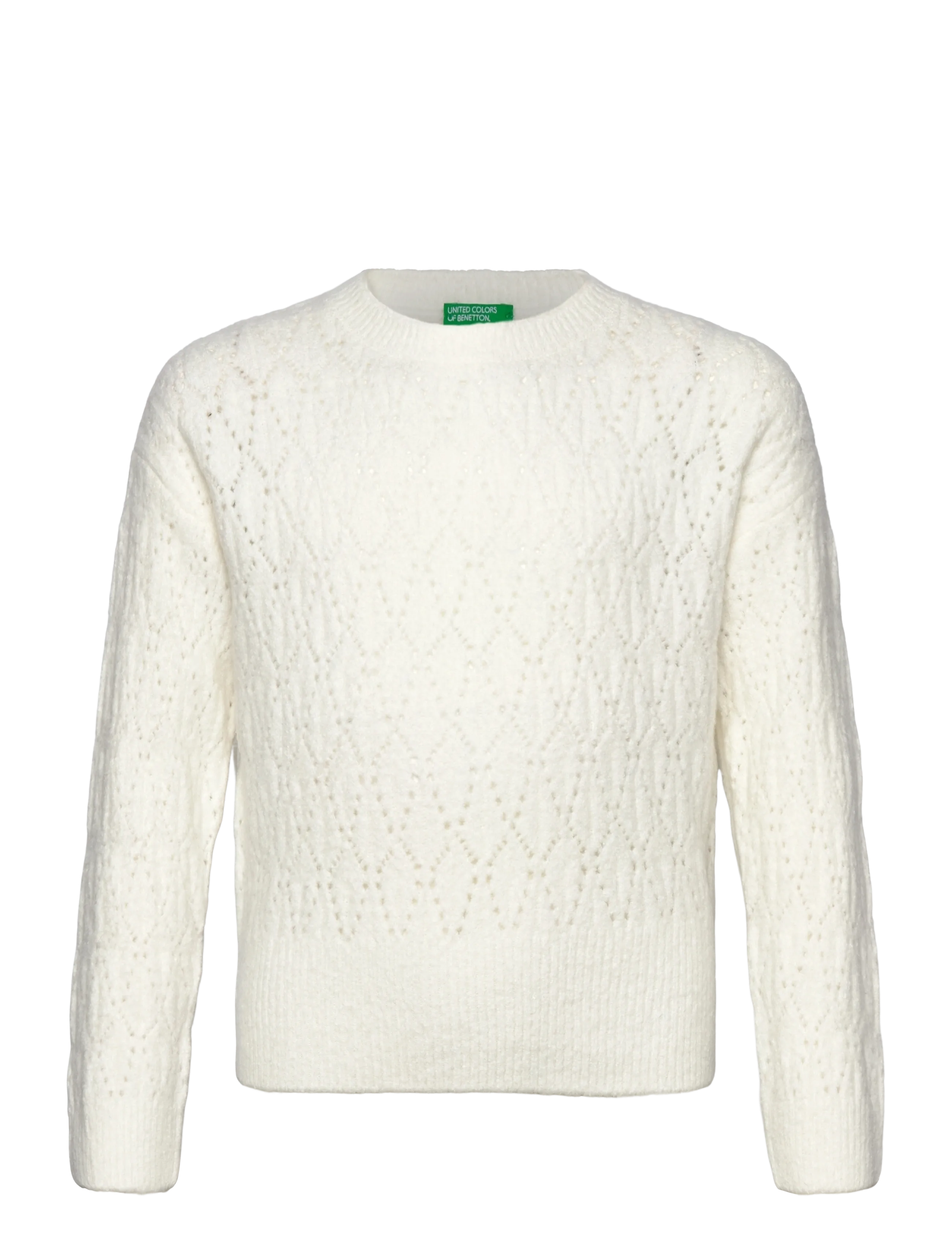 United Colors of Benetton SWEATER L/S - 4 for 3 - WHITE / white