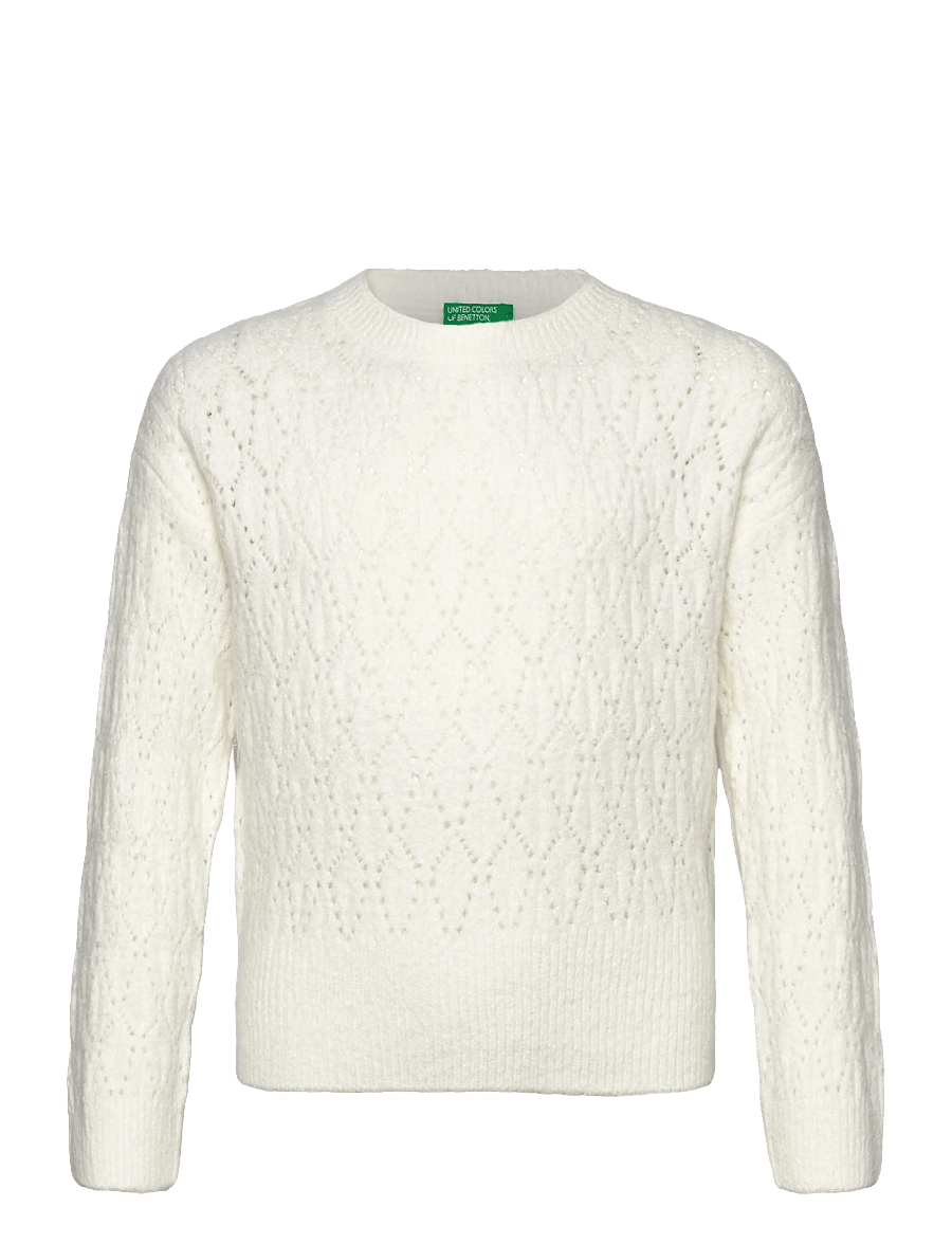 United Colors of Benetton - SWEATER L/S - trøjer - white - 0