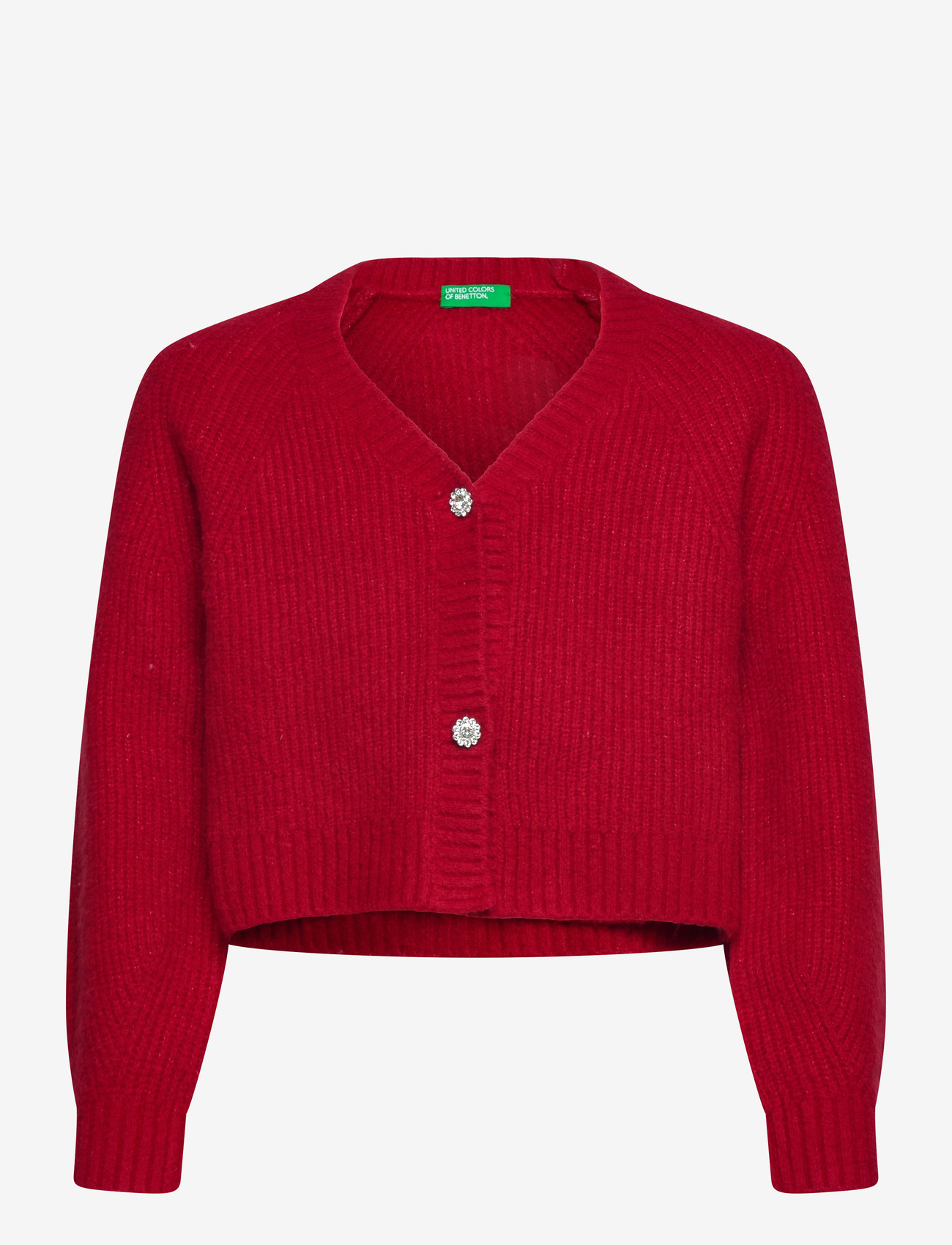 United Colors of Benetton - L/S CARDIGAN - cardigans - red - 0