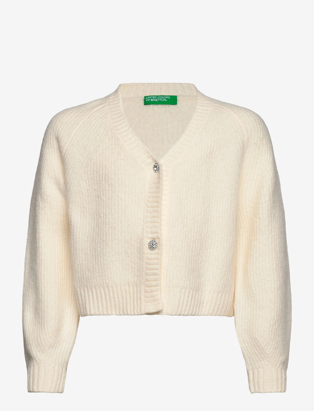 United Colors of Benetton - L/S CARDIGAN - cardigans - white - 0