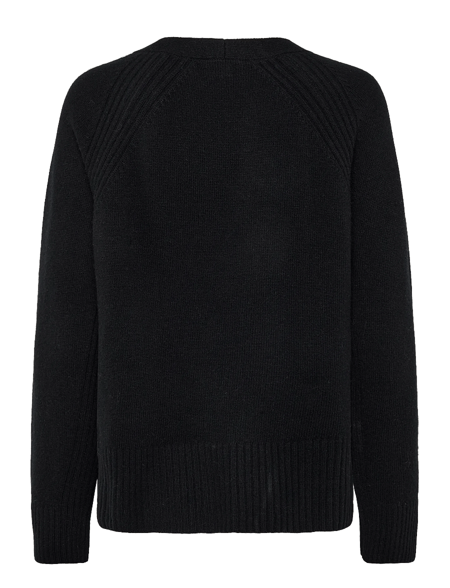 United Colors of Benetton - L/S CARDIGAN - koftor - black - 1