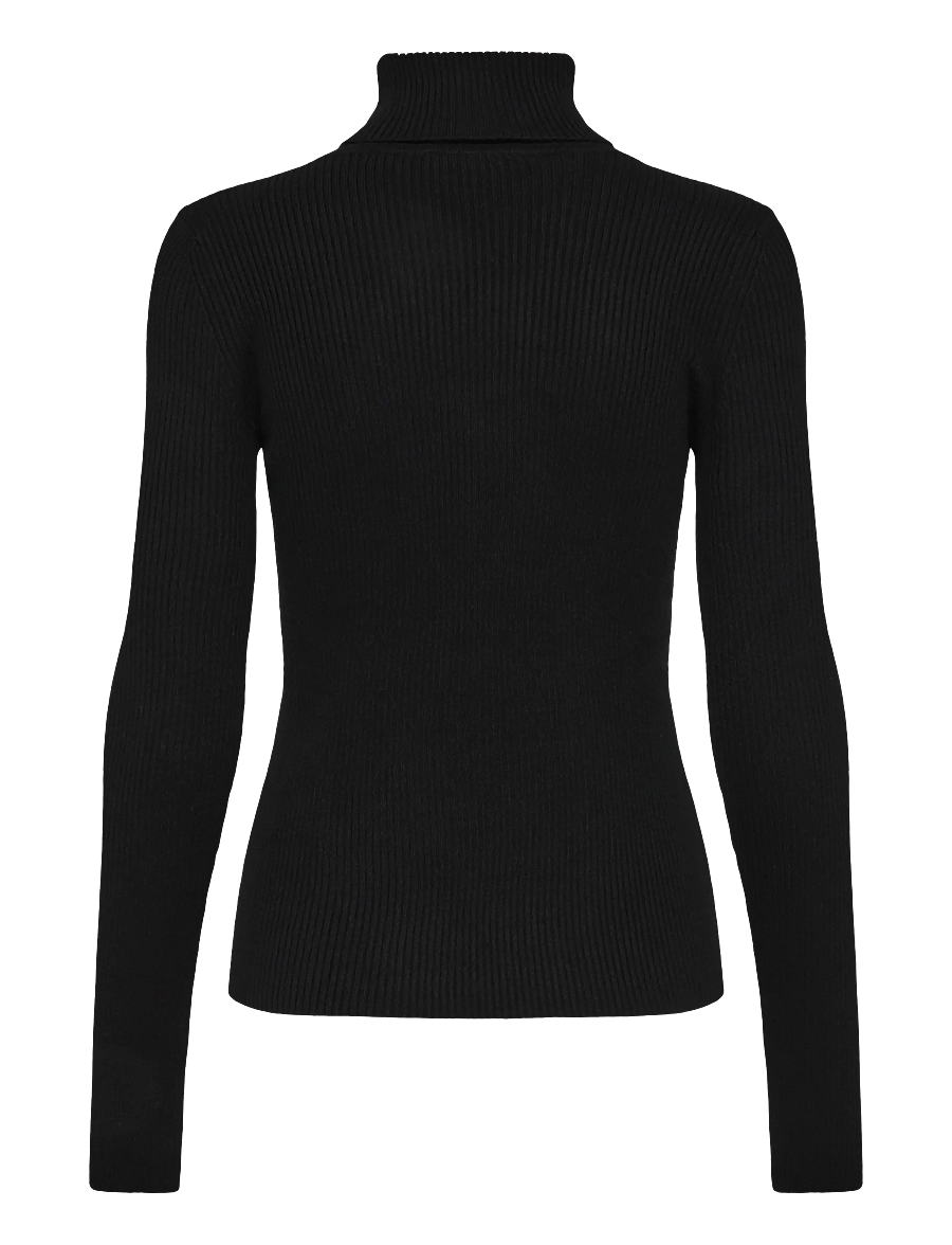 United Colors of Benetton - TURTLE NECK SWEATER - rollkragenpullover - black - 1