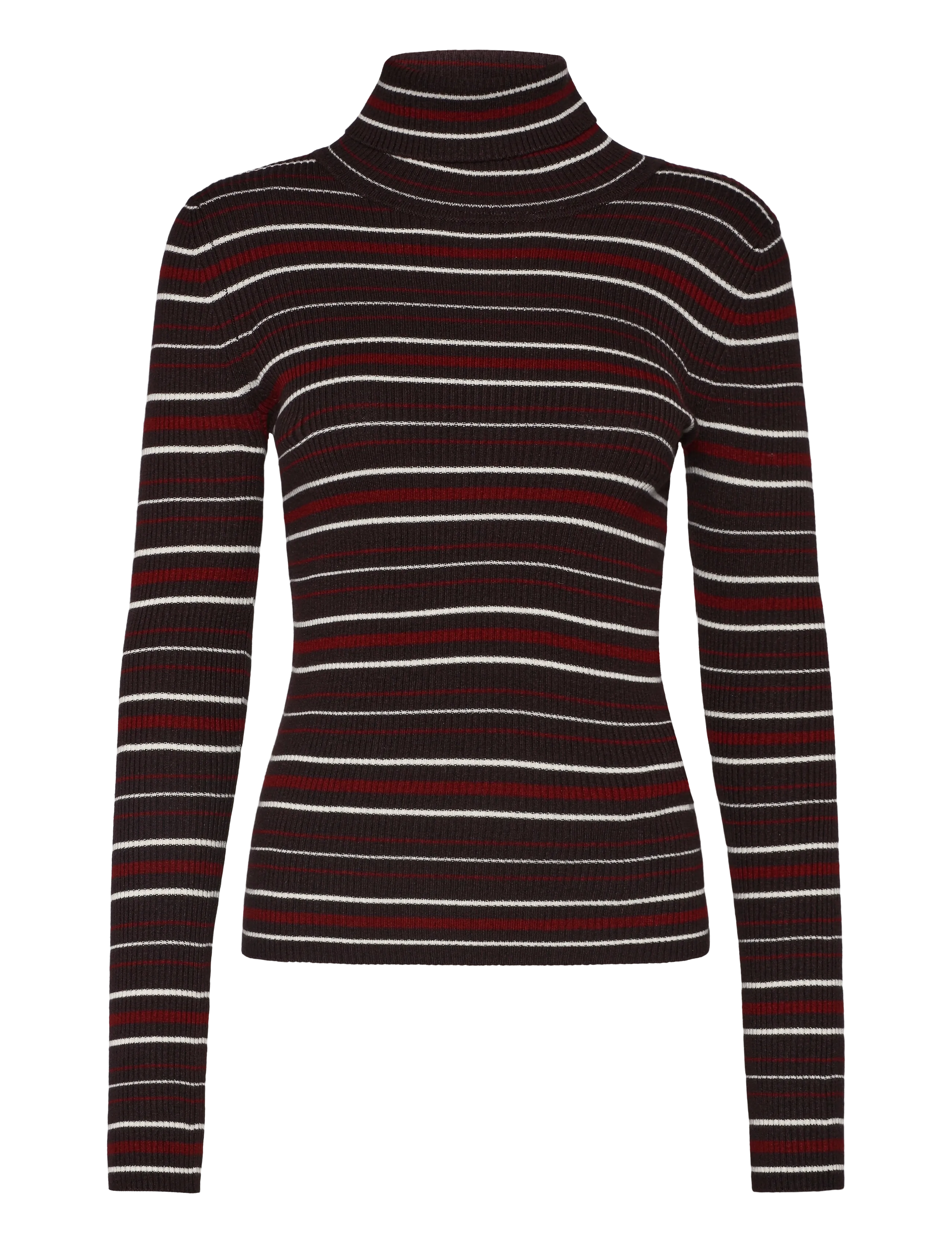 United Colors of Benetton TURTLE NECK SWEATER - Strickmode - BROWN / brown