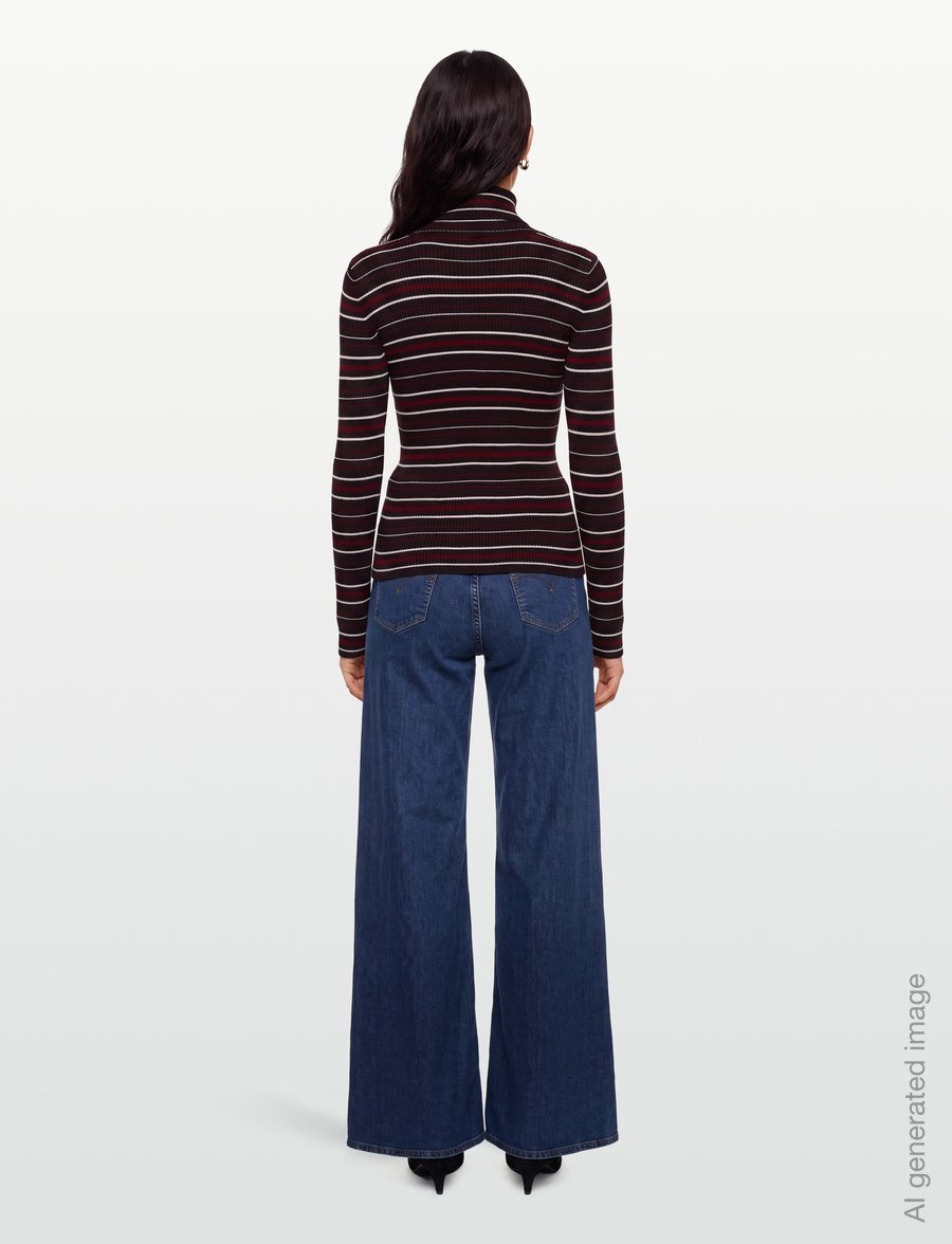 United Colors of Benetton - TURTLE NECK SWEATER - polotröjor - brown - 4