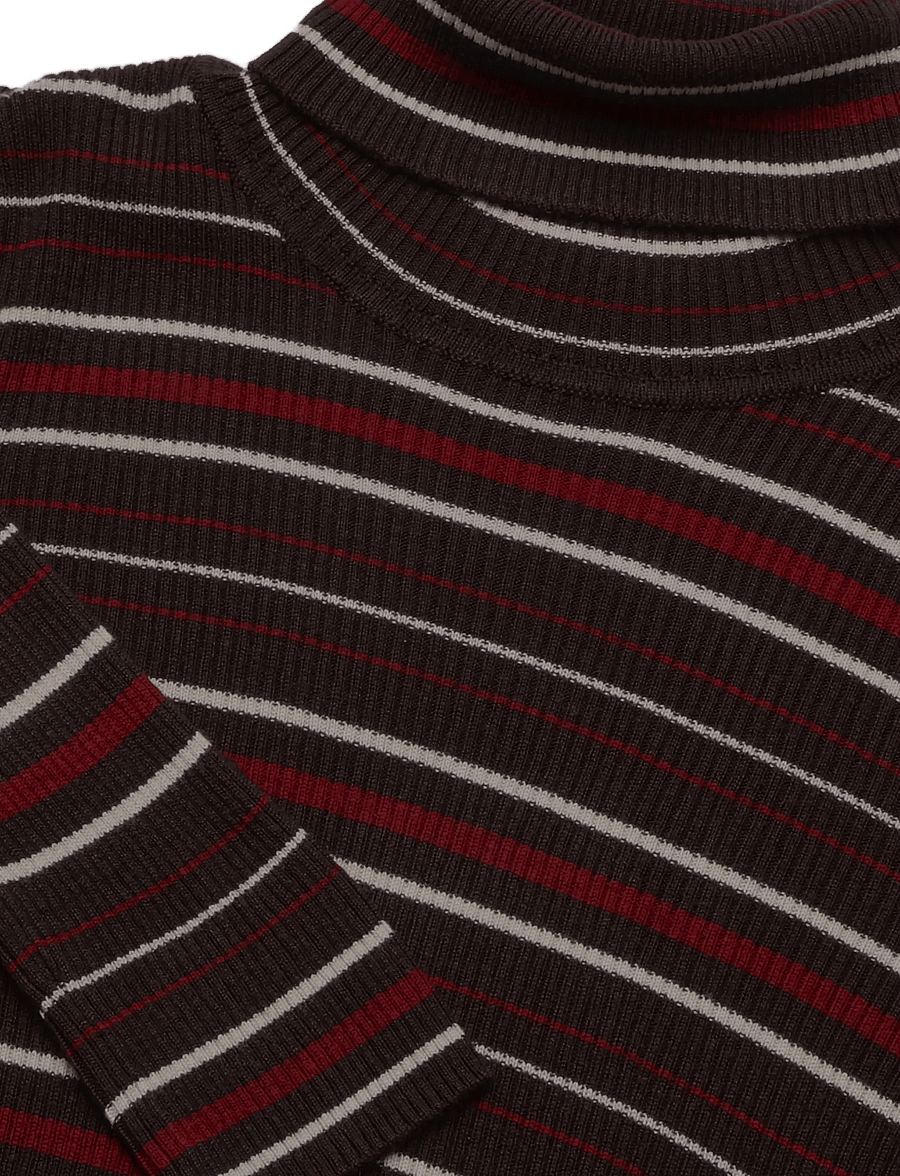 United Colors of Benetton - TURTLE NECK SWEATER - rollkragenpullover - brown - 2