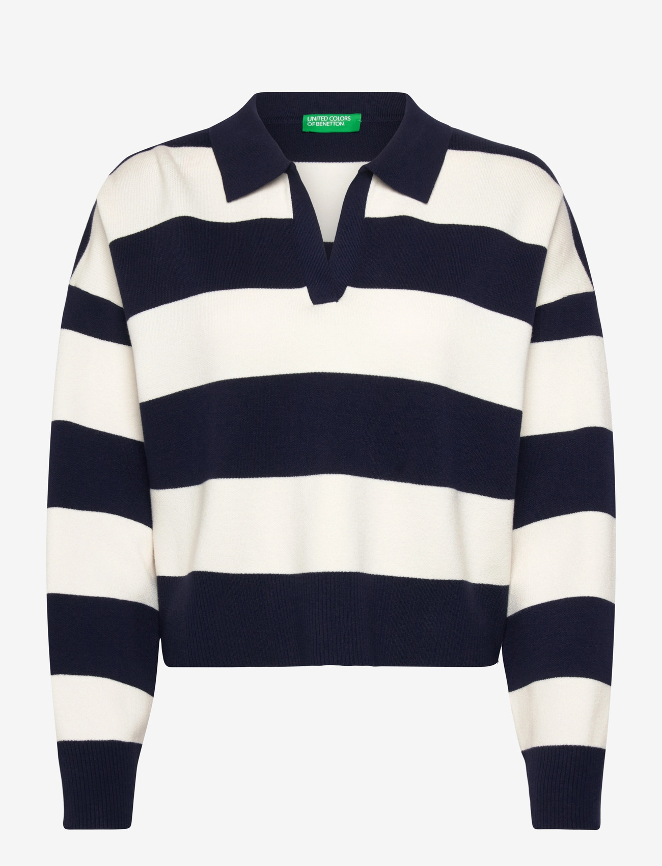 United Colors of Benetton - L/S POLO SHIRT - sviitrid - blue - 0