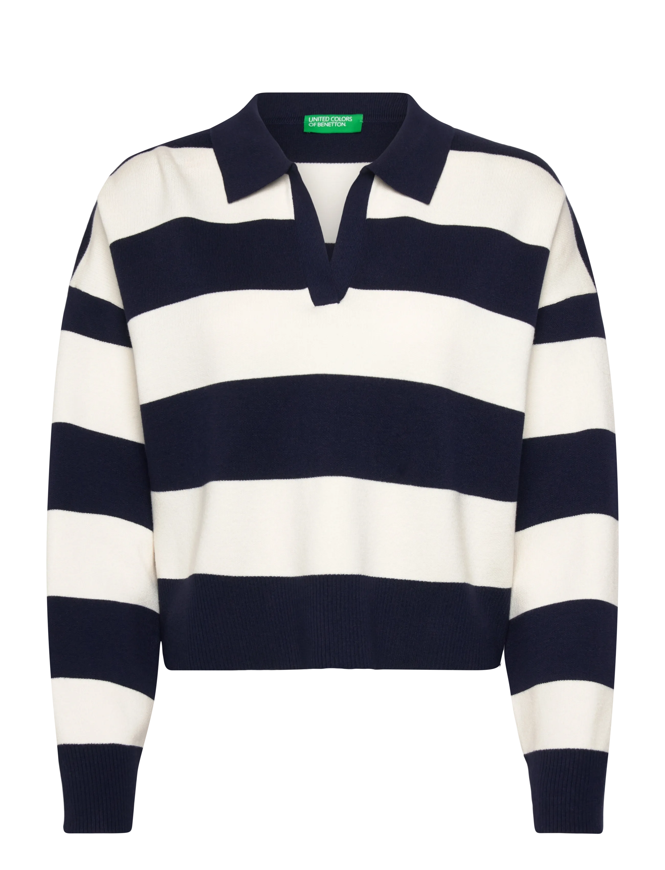 United Colors of Benetton L/S POLO SHIRT - Megztiniai - BLUE / navy