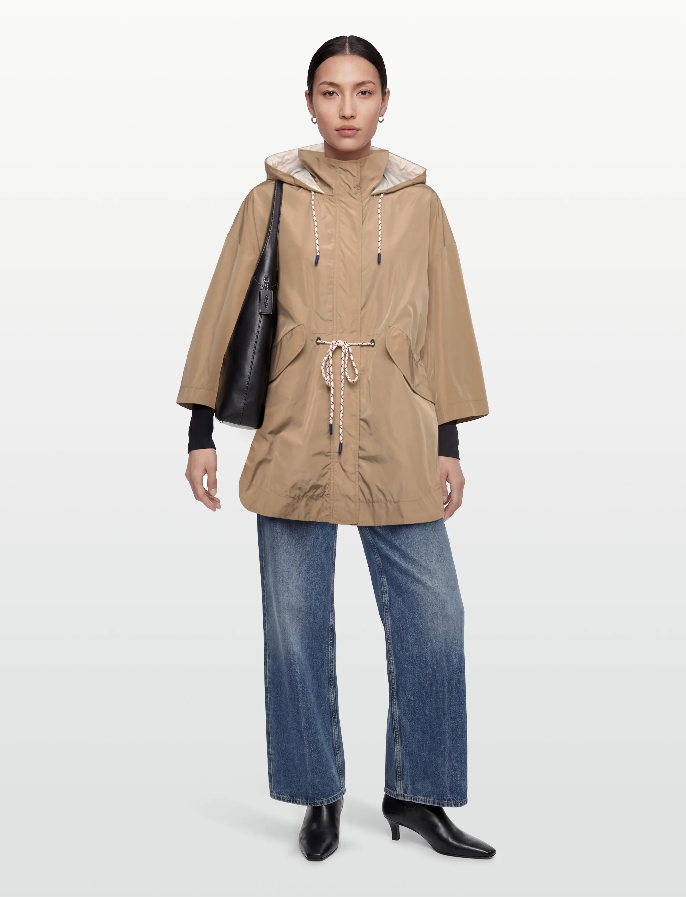 United Colors of Benetton Jacket, XXS, Beige, Jakker > Anorakker, Dame