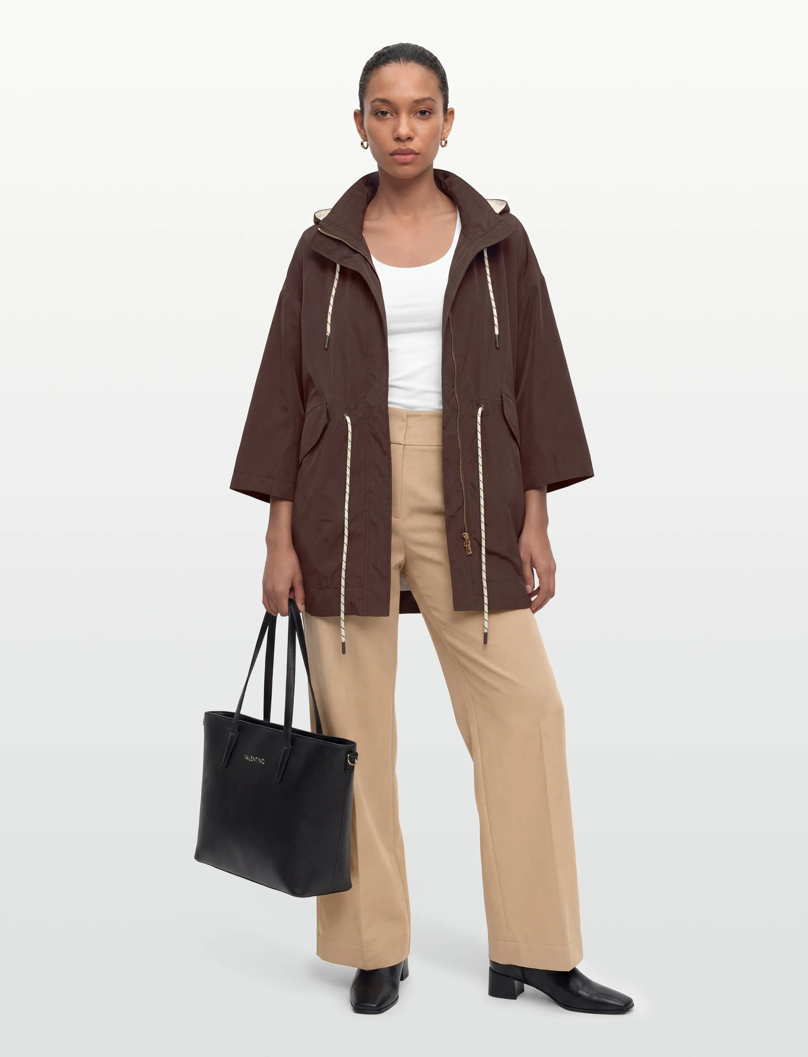 United Colors of Benetton Jacket, XL, Brown, Jakker > Anorakker, Dame