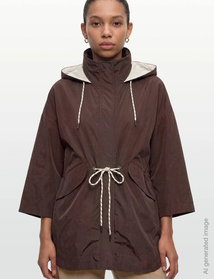 United Colors of Benetton - JACKET - anoraks - brown - 3