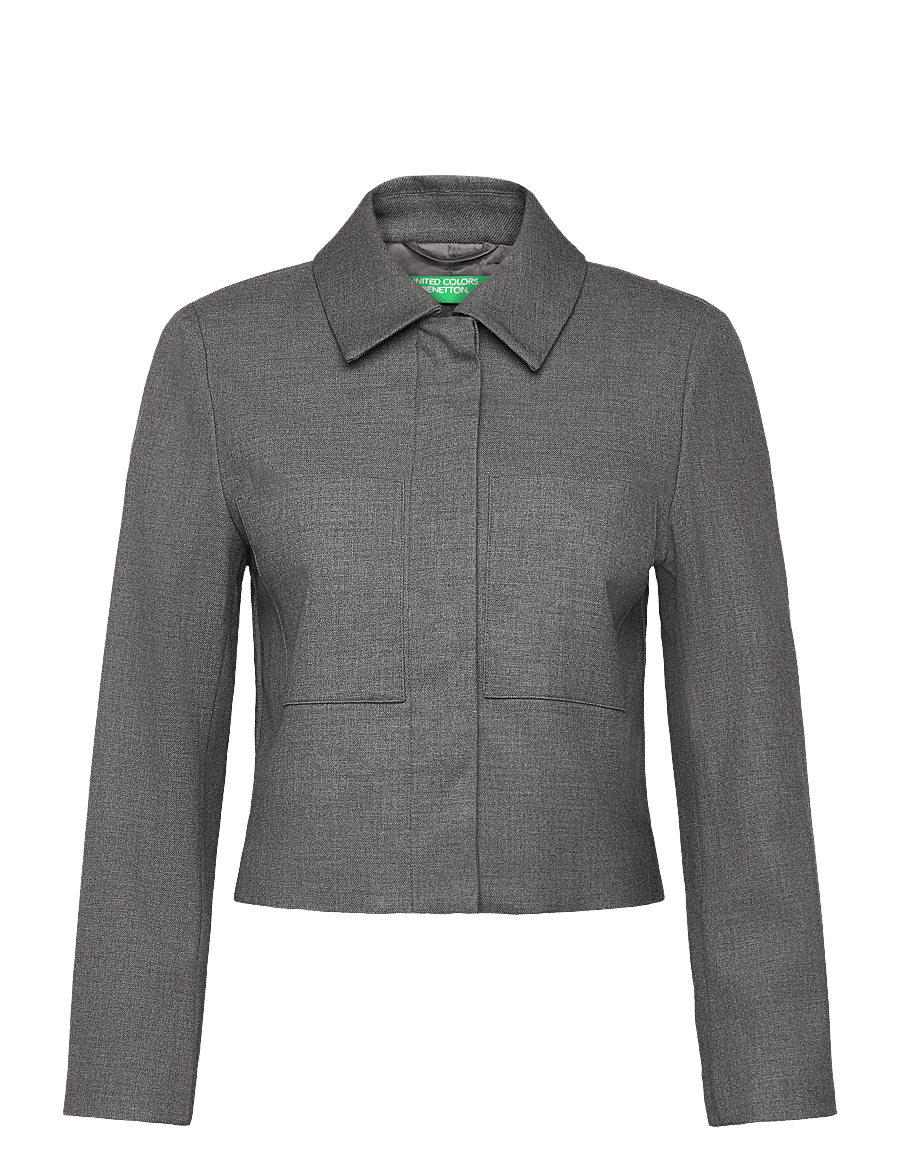 United Colors of Benetton - JACKET - leichte jacken - grey - 1