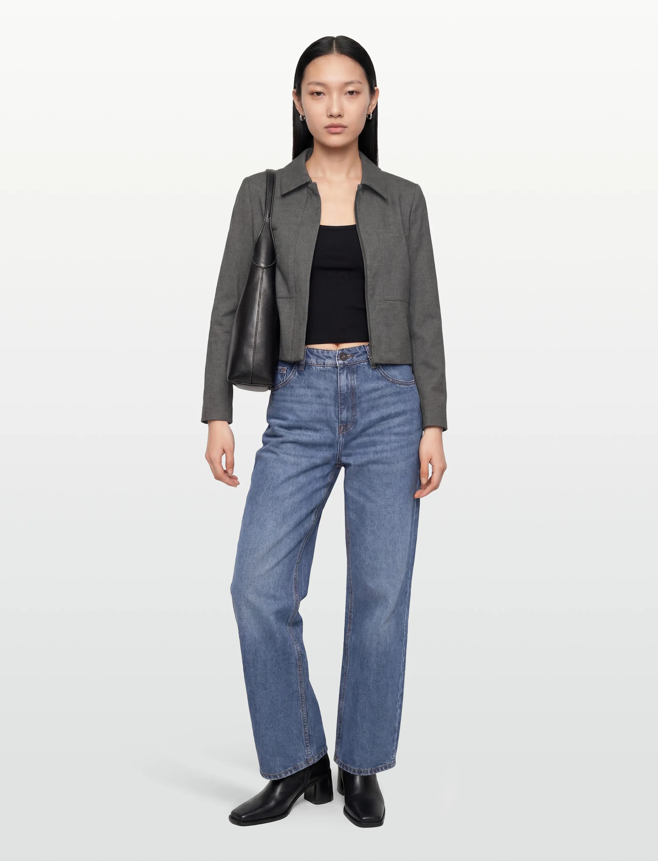 United Colors of Benetton Jacket, 44, Grey, Jakker > Let Sommerjakke, Dame