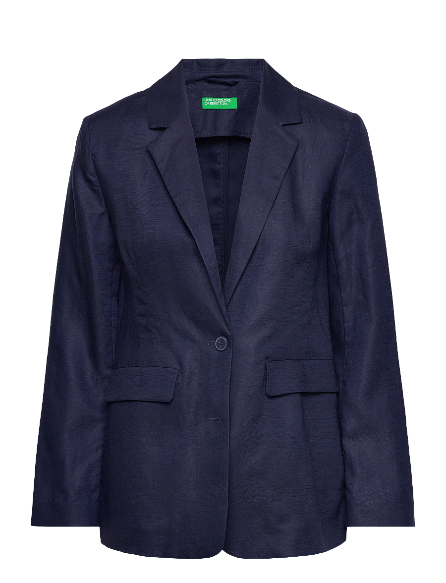 United Colors of Benetton - JACKET - blazers à fermeture droite - blue - 0