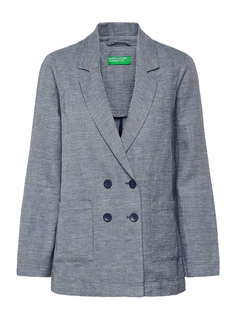 United Colors of Benetton - JACKET - dubbelknäppta kavajer - blue - 0