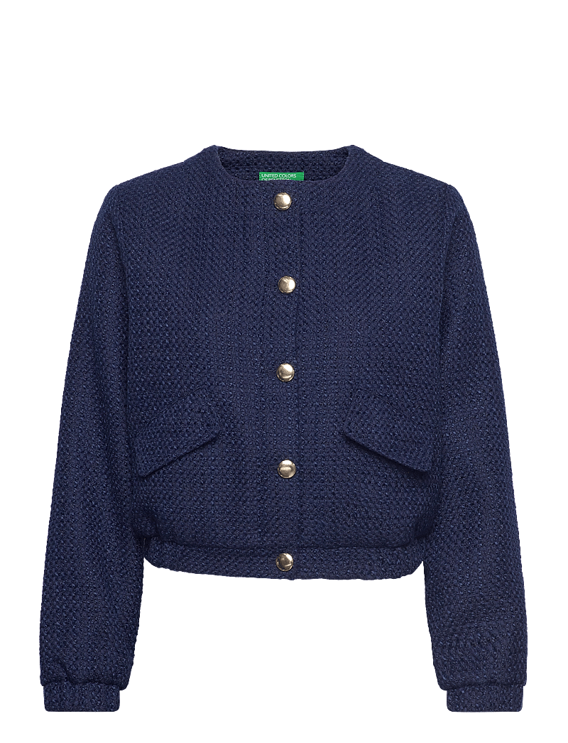 United Colors of Benetton - JACKET - boucles - blue - 0