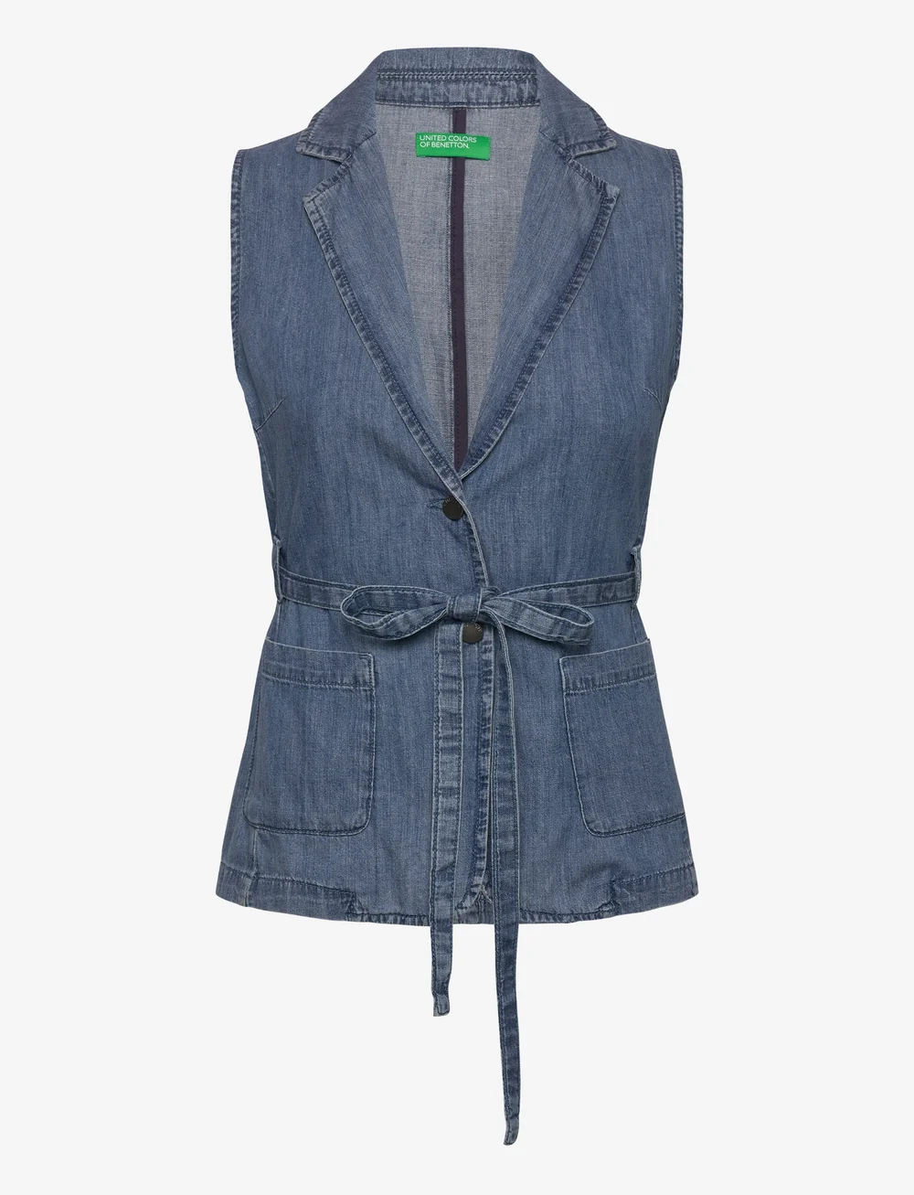 United Colors of Benetton - JACKET - vester - blue - 0