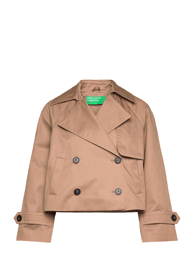 United Colors of Benetton - JACKET - efterårsjakker - brown - 0