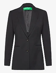 United Colors of Benetton - JACKET - blazers met één knopenrij - black - 0