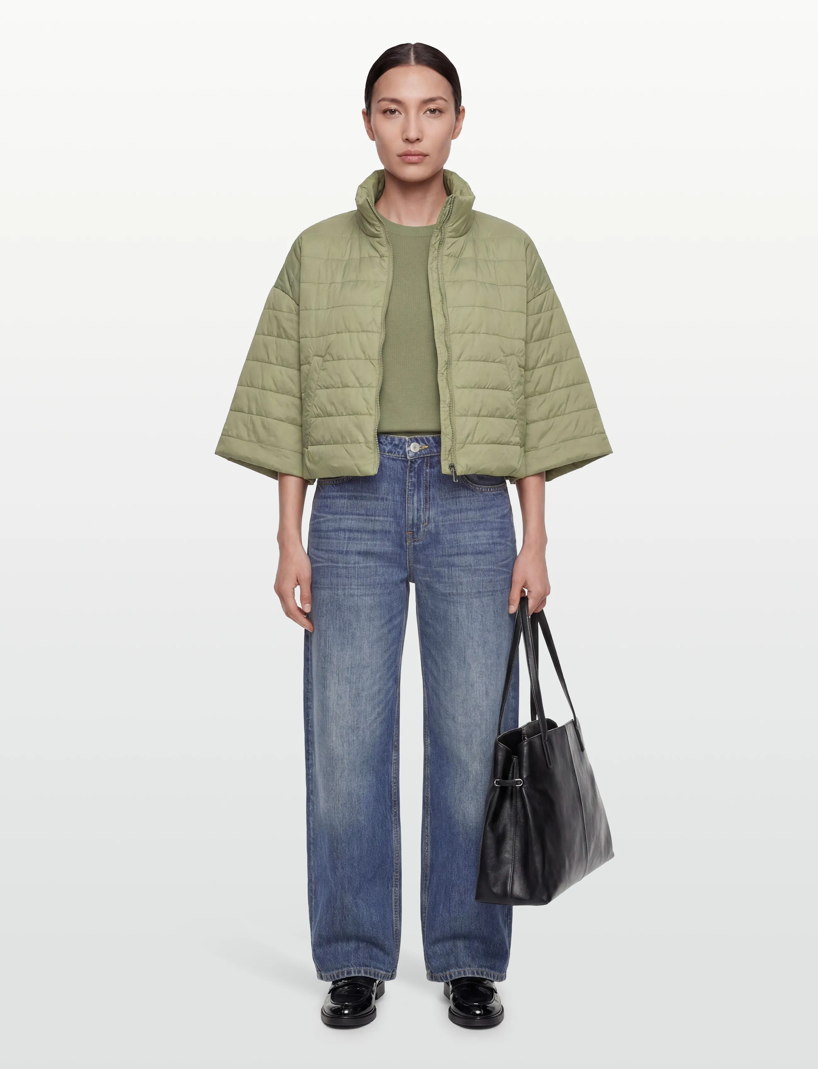 United Colors of Benetton Jacket, L, Jackets, Khakigrün - Padded Frauen