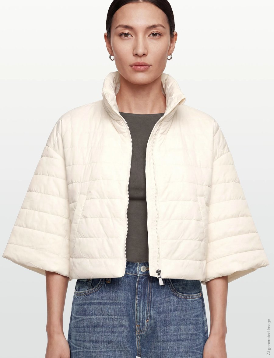 United Colors of Benetton - JACKET - winter jacket - white - 3
