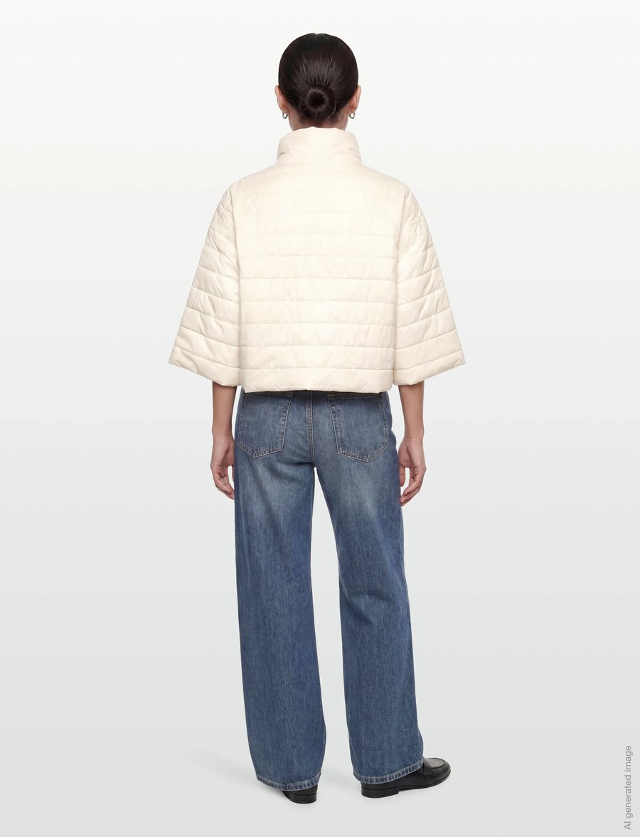 United Colors of Benetton - JACKET - winter jacket - white - 4