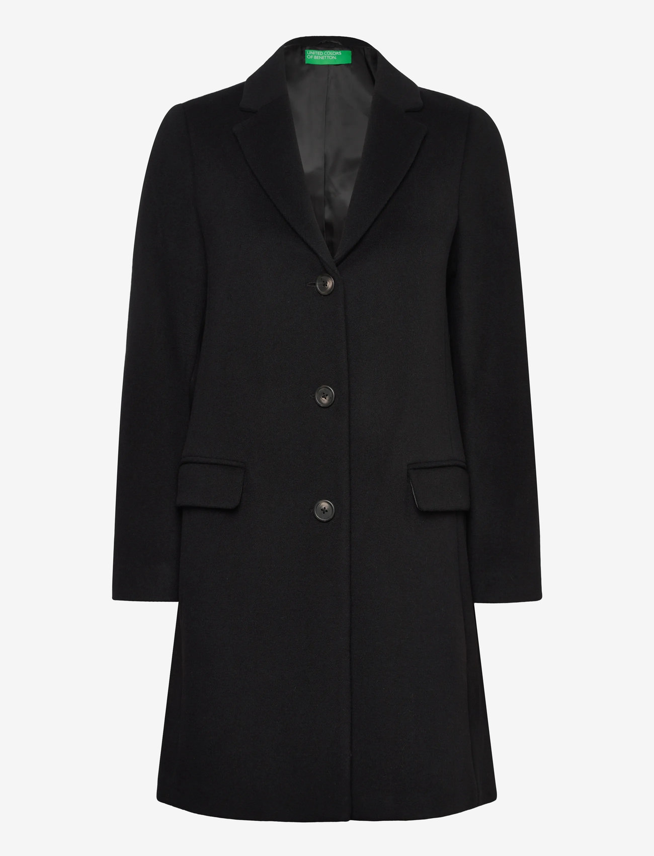 United Colors of Benetton - COAT - ullkappor - black - 0