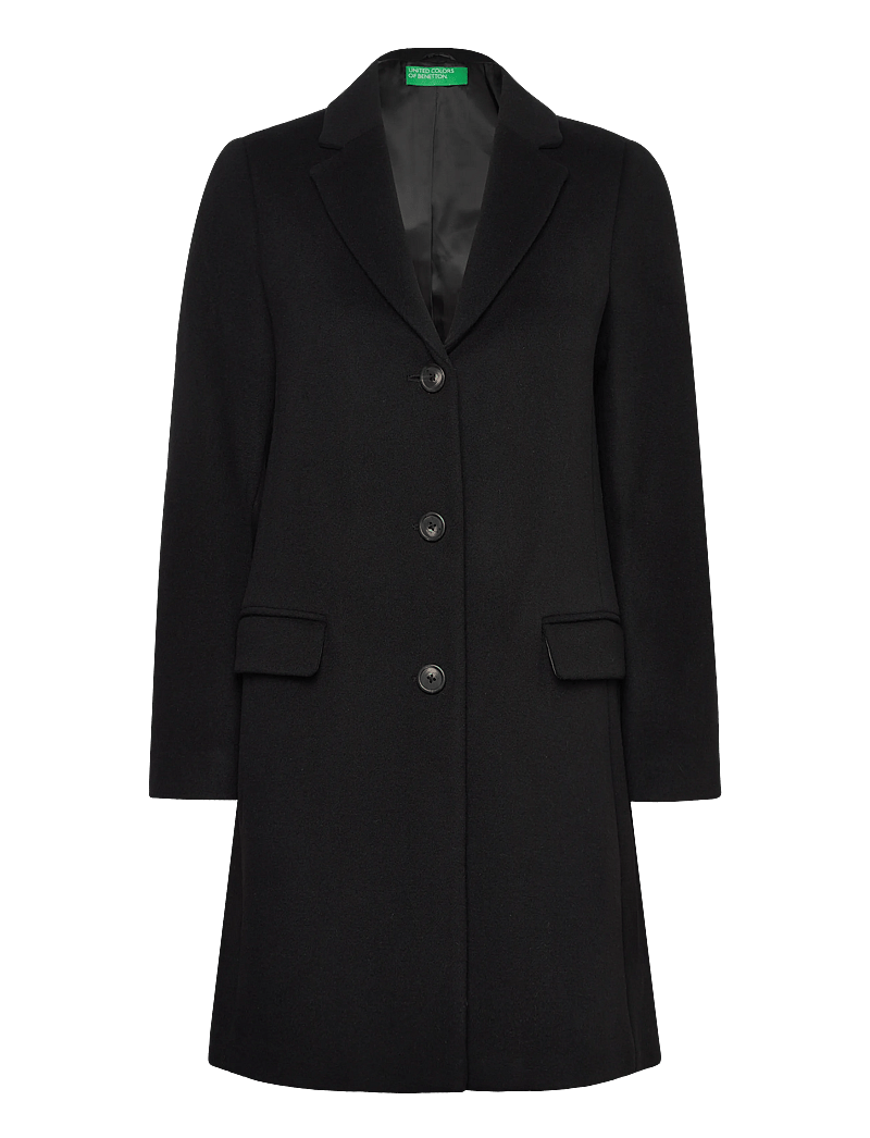 United Colors of Benetton - COAT - ullkappor - black - 0