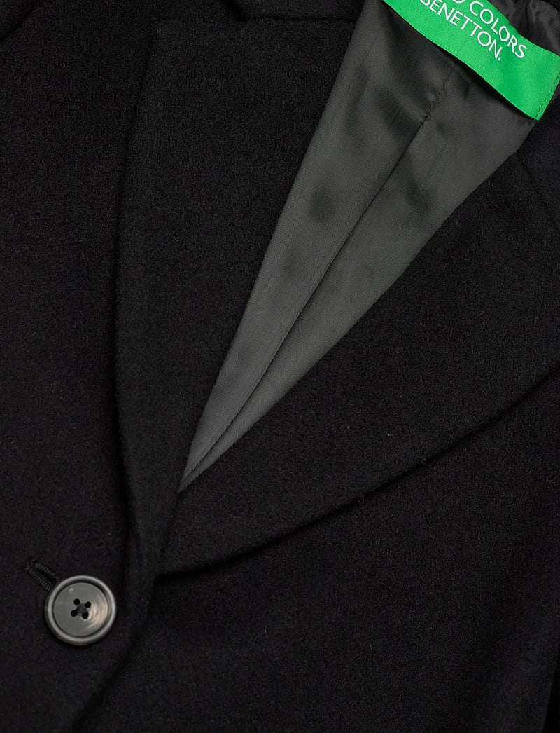 United Colors of Benetton - COAT - ullkappor - black - 2