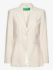 United Colors of Benetton - JACKET - single breasted blazers - cream - 0