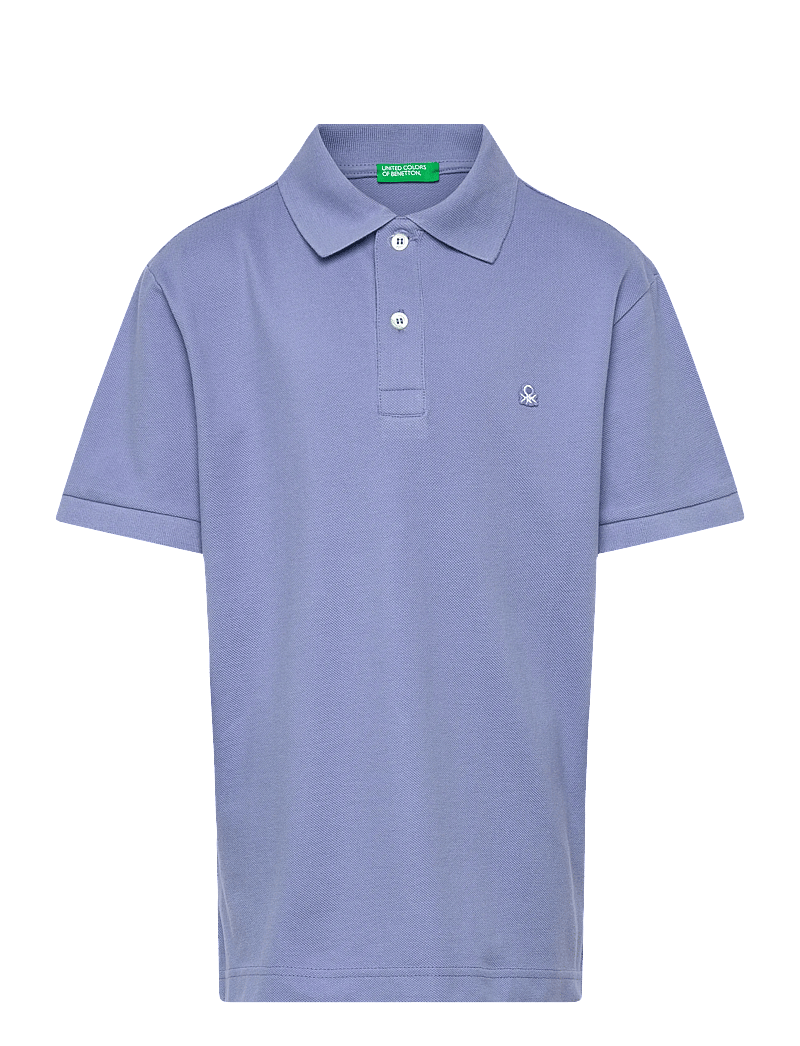 United Colors of Benetton - SHORT SLEEVES T-SHIRT - kortærmede poloer - blue - 0