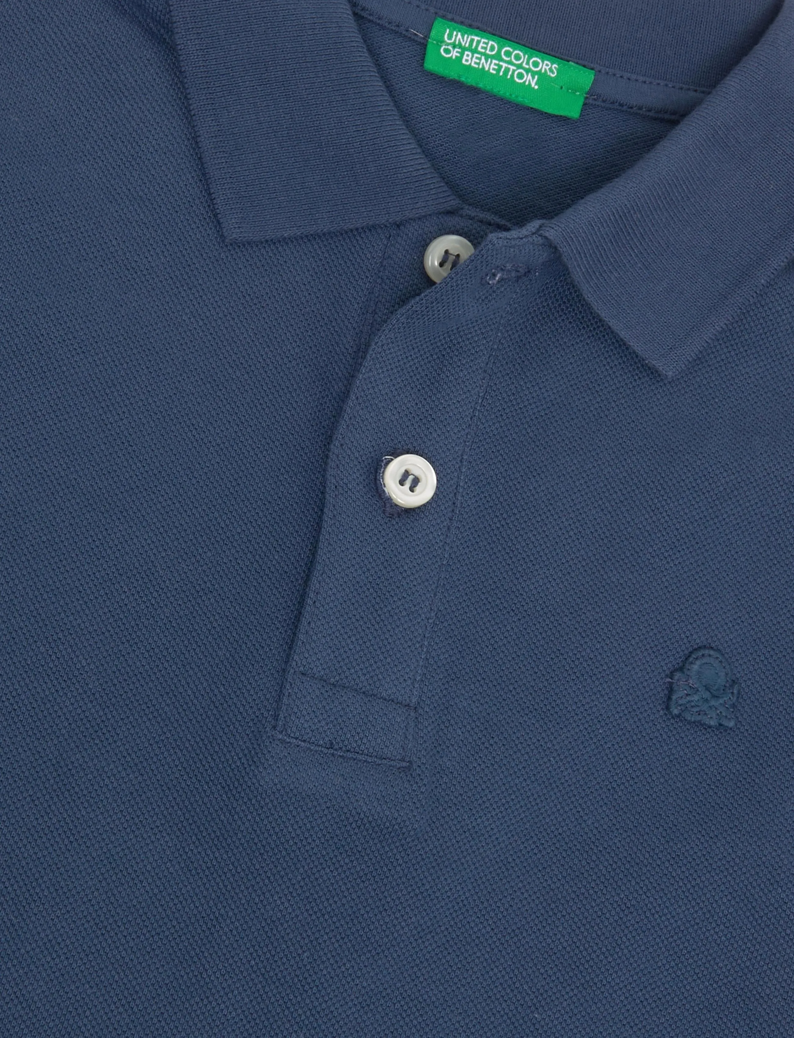 United Colors of Benetton - L/S POLO SHIRT - langærmede poloer - blue - 2