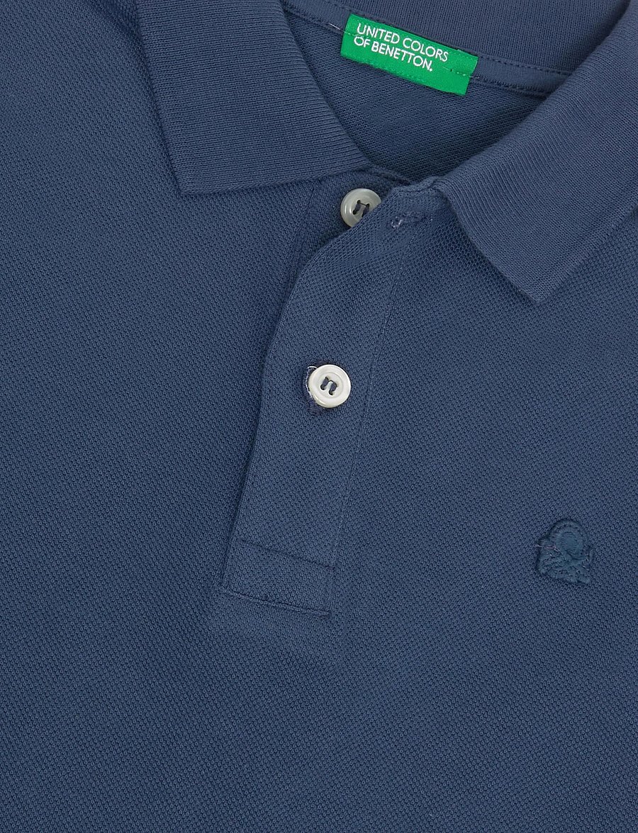 United Colors of Benetton - L/S POLO SHIRT - langärmelig poloshirt - blue - 2