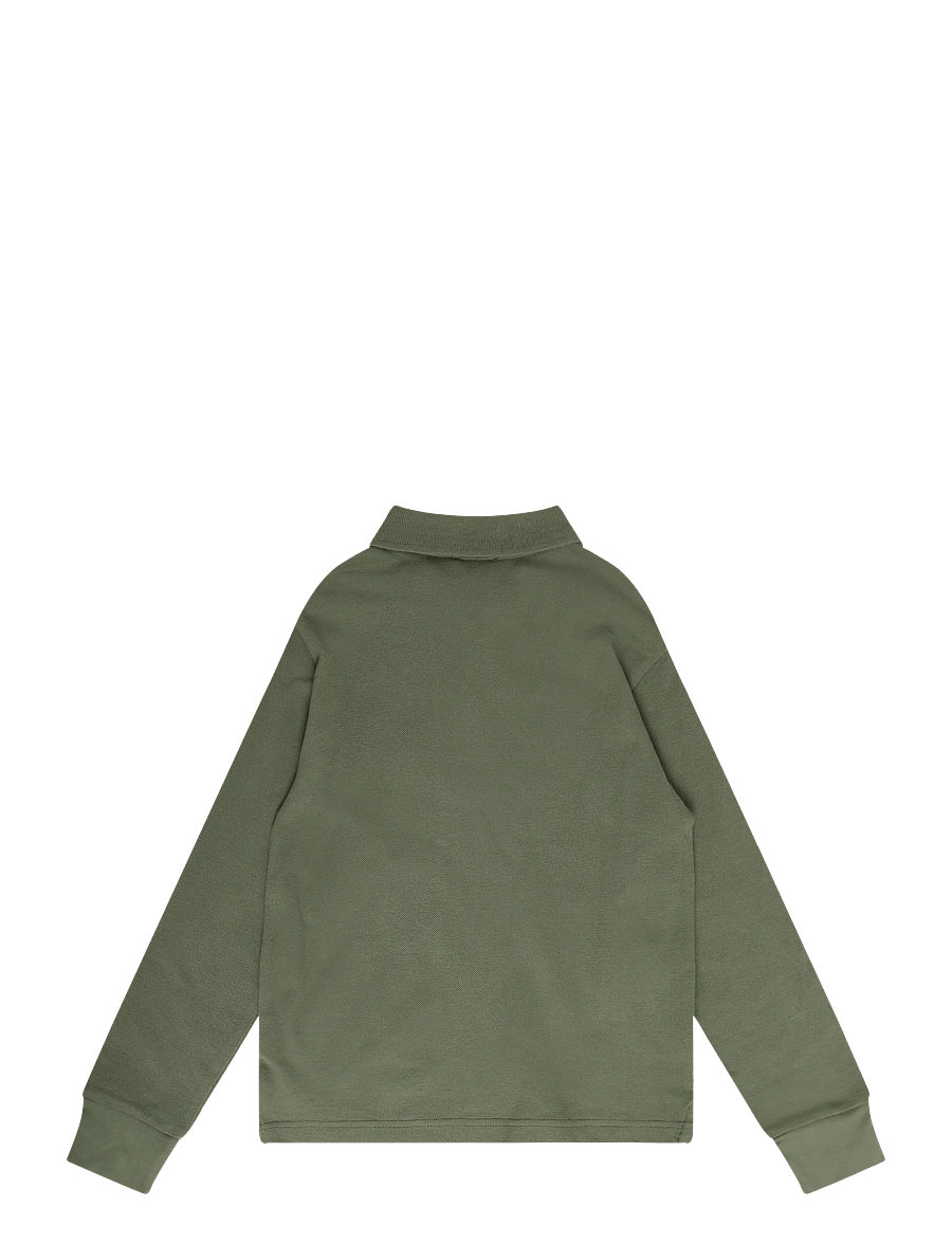 United Colors of Benetton - L/S POLO SHIRT - långärmade pikéer - green - 1