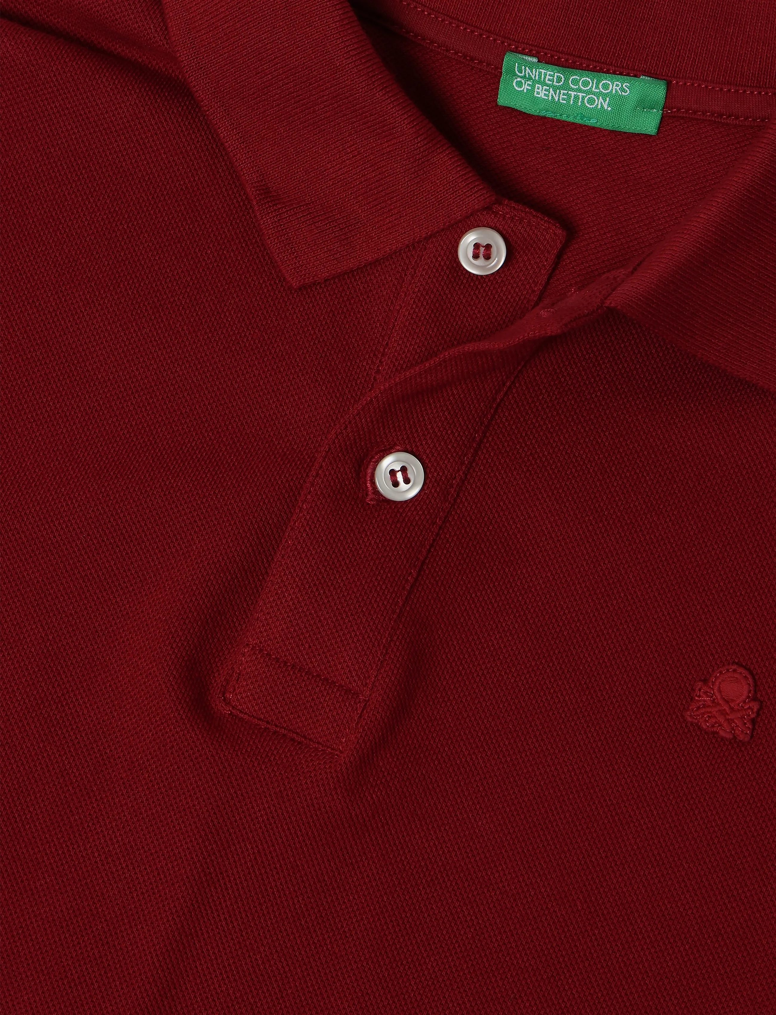United Colors of Benetton - L/S POLO SHIRT - langärmelig poloshirt - red - 2