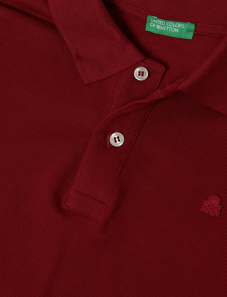 United Colors of Benetton - L/S POLO SHIRT - langärmelig poloshirt - red - 2