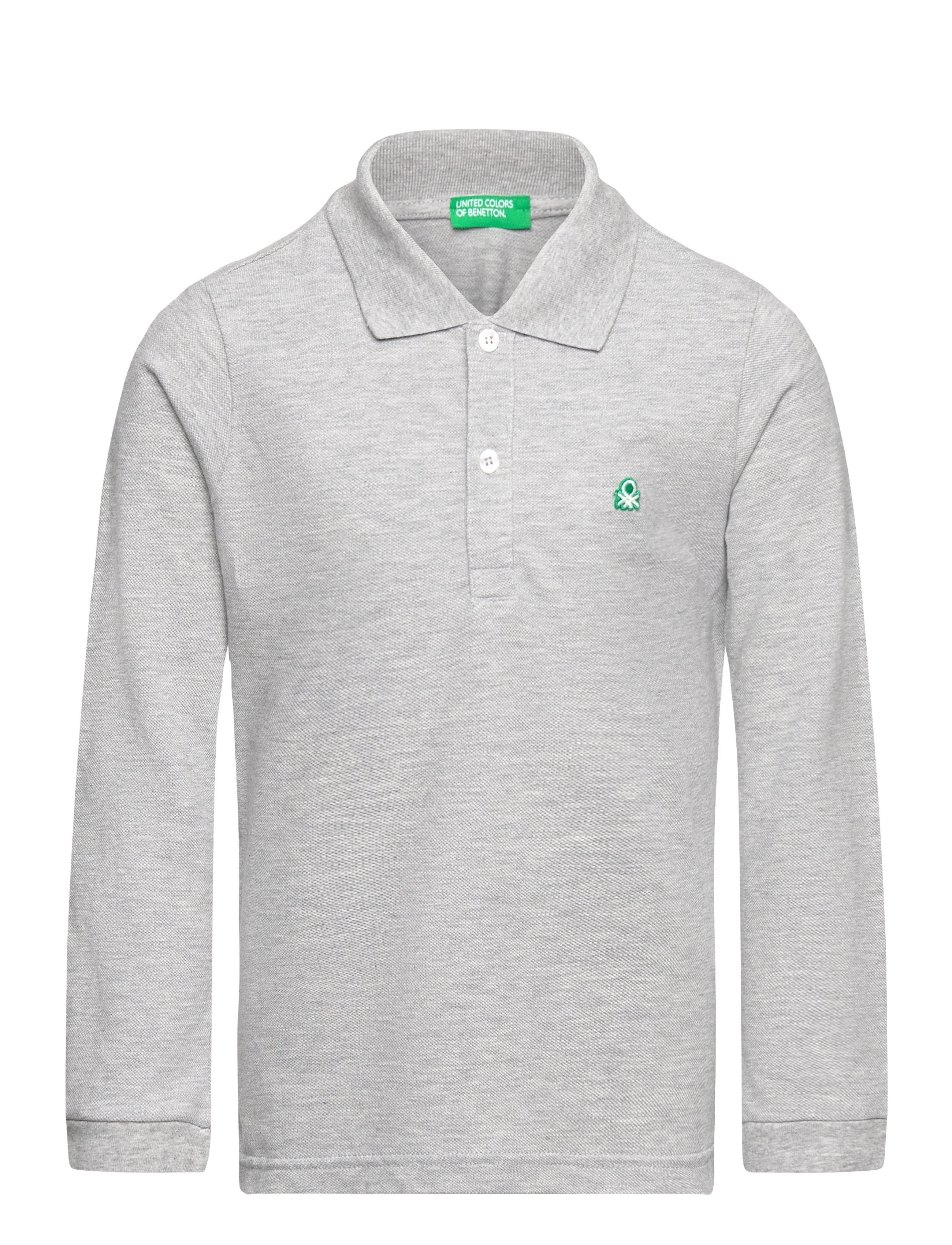 United Colors of Benetton L/S POLO SHIRT - Overdele - GREY / grey