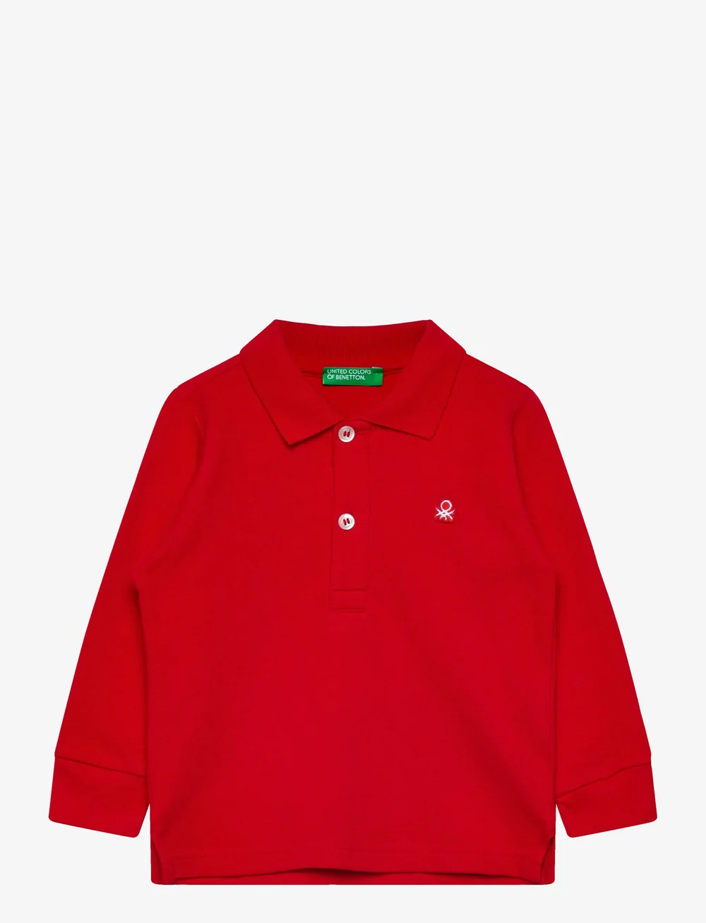 United Colors of Benetton - L/S POLO SHIRT - långärmade pikéer - red - 0