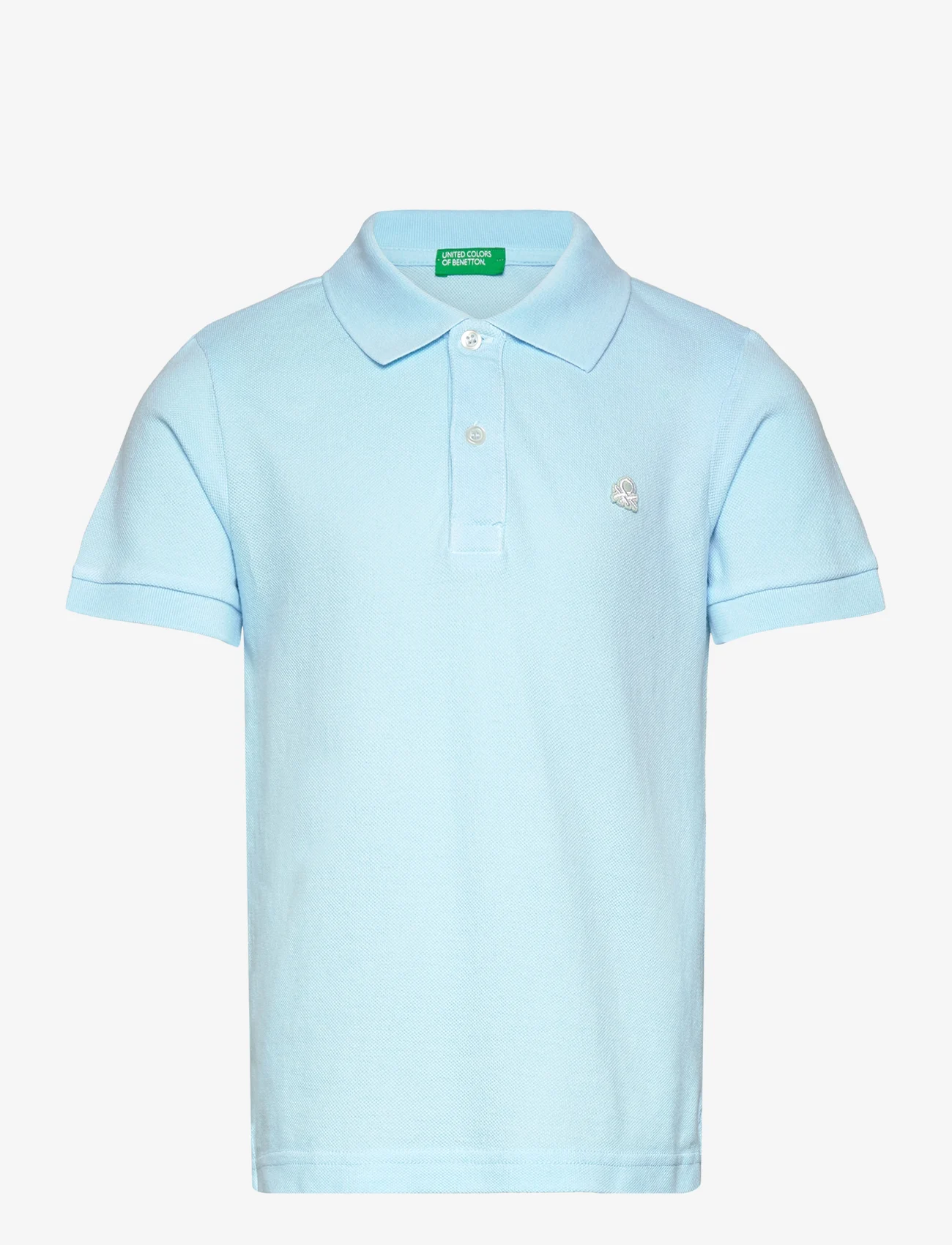 United Colors of Benetton - H/S POLO SHIRT - poloshirts - sky blue fluo - 0