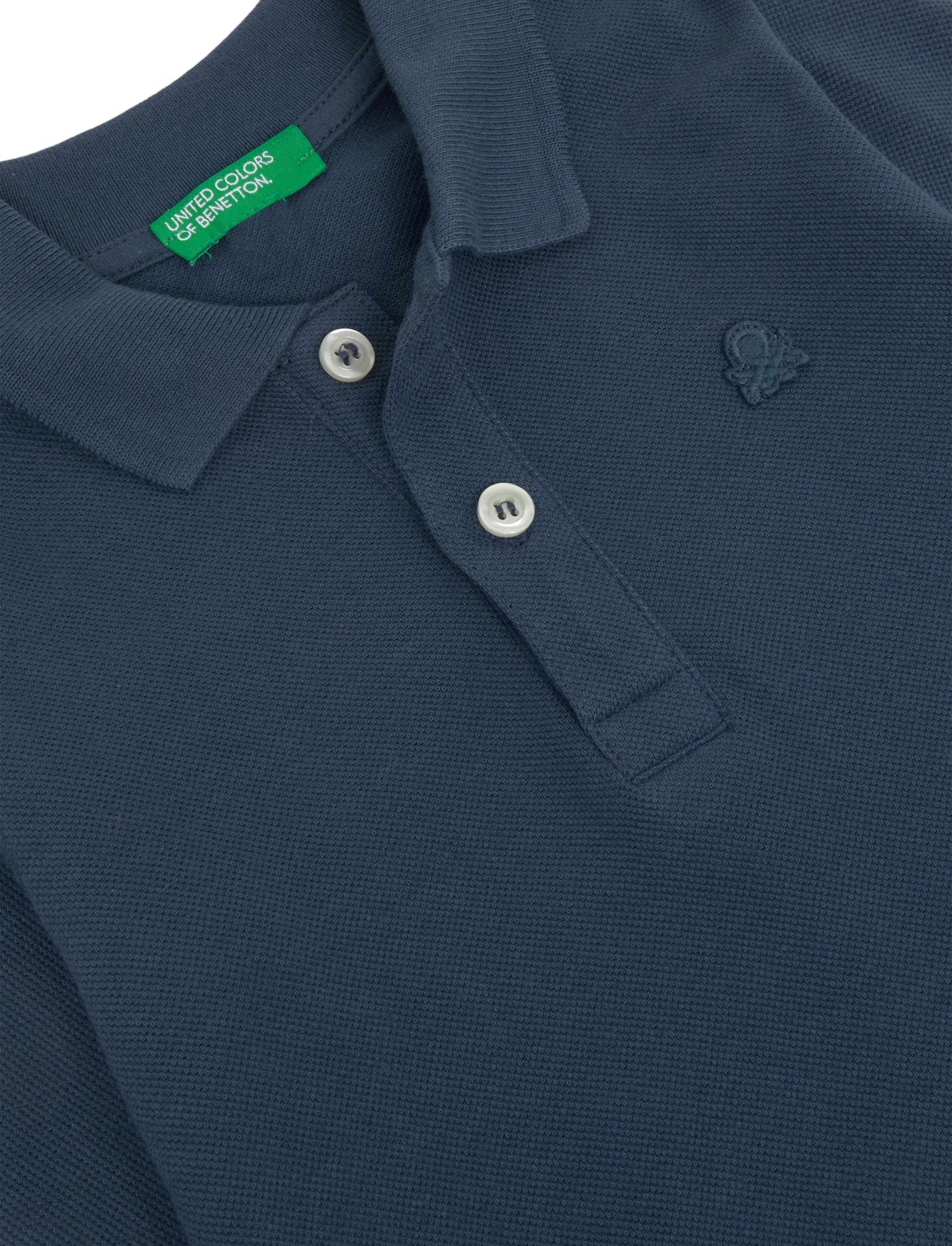 United Colors of Benetton - L/S POLO SHIRT - blue - 2