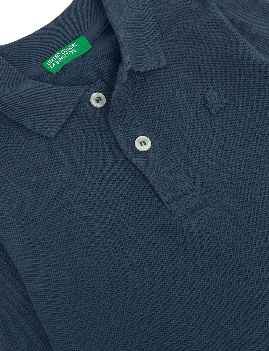 United Colors of Benetton - L/S POLO SHIRT - langärmelig poloshirt - blue - 2