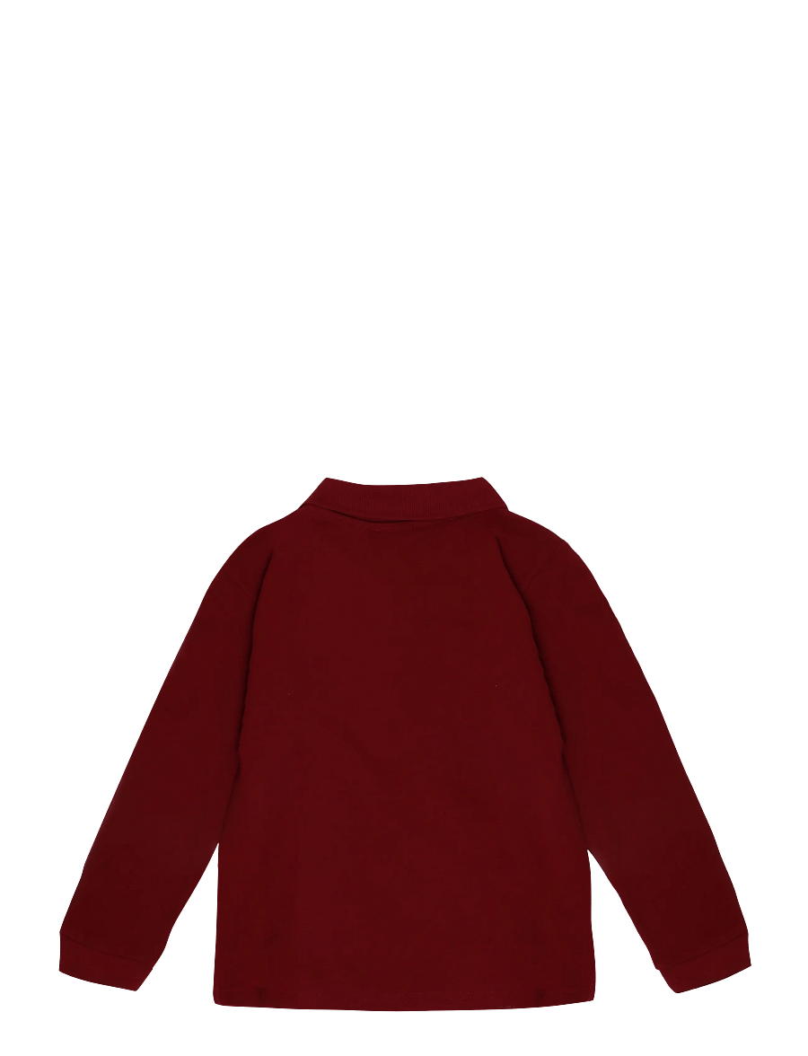 United Colors of Benetton - L/S POLO SHIRT - långärmade pikéer - red - 1