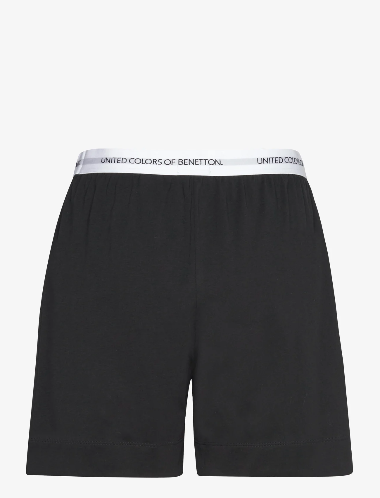 United Colors of Benetton - SHORTS - sweat shorts - black - 1